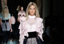 2016 Sonbahar-Kış Trendleri Alessandra Ambrosio - Balmain Fall 2016 Ready-to-Wear