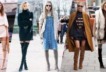 Diz Üstü Çizmeleriniz İçin Kombin Önerileri